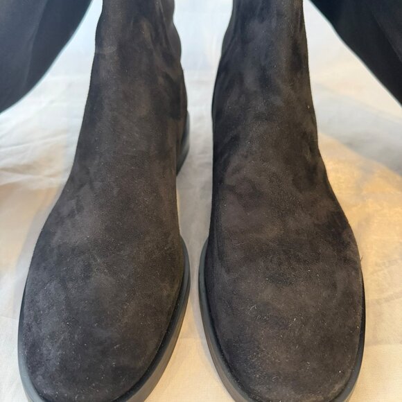 Stuart Weitzman 5050 Gisele Knee High Boot Black Suede & Stretch Women Size 11.5 - Picture 4 of 7